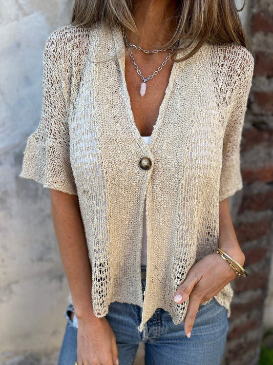 Pierrette | Blouse pour Femme | Manches Courtes | Bohème