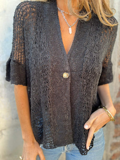 Pierrette | Blouse pour Femme | Manches Courtes | Bohème