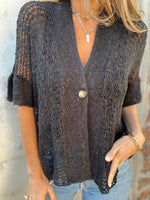 Pierrette | Blouse Confortable En Maille Pour Femme | Chic