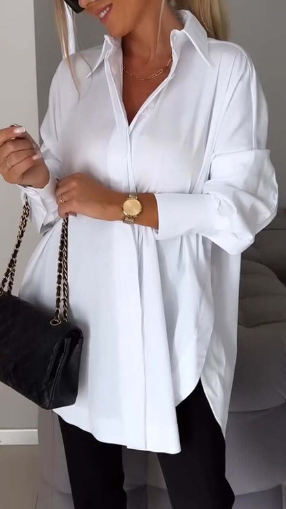 Gabrielle | Chemise formelle à manches longues | Chic d'affaires