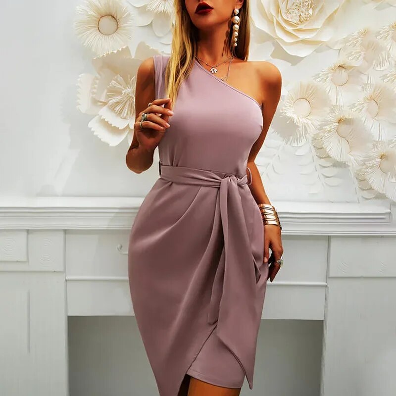 Léontine | Robe Courte De Soirée | Sans Manches