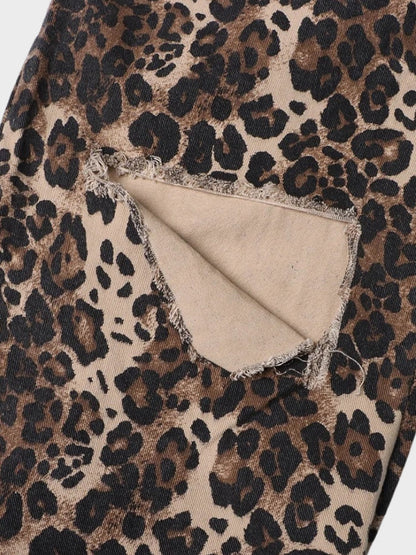 Aimée-Claire | Pantalons Femmes Imprimé Léopard
