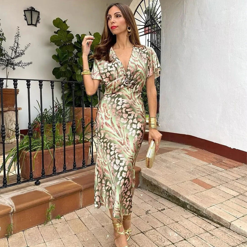 Ysaline | Robe Sophistiquée Pour Invitées De Mariage | Maxi