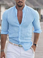 Norval | Chemise Manche Longue Pour Hommes | Anglaise