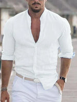 Norval | Chemise Manche Longue Pour Hommes | Anglaise