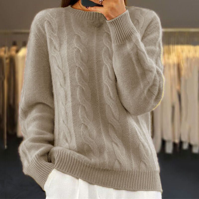 Pull-over Tricoté Pour Femmes | Chaud