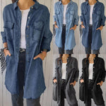 Jacinthe | Chemise En Jean Pour Femme | Longues