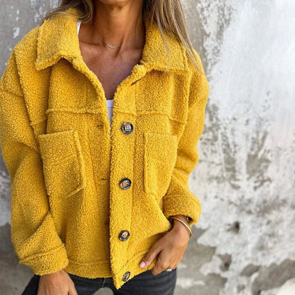 Veste D'hiver Stylée Avec Revers | Chic