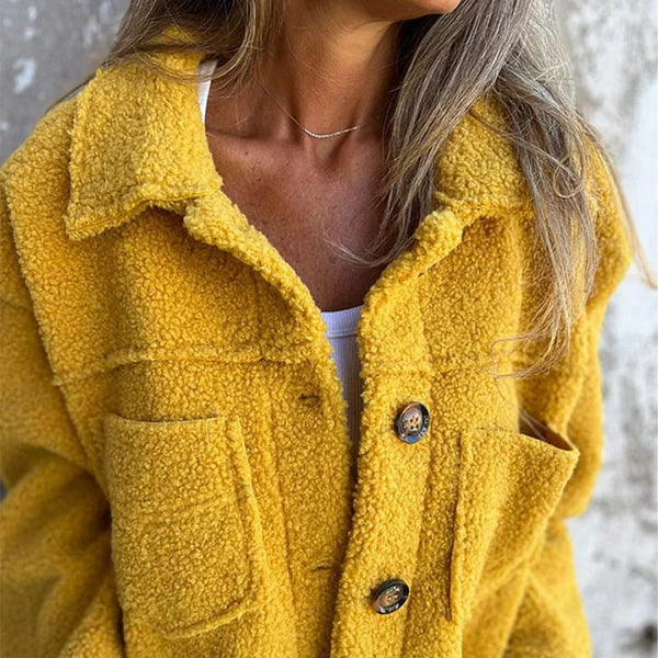 Veste D'hiver Stylée Avec Revers | Chic
