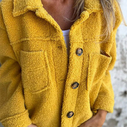 Veste D'hiver Stylée Avec Revers | Chic