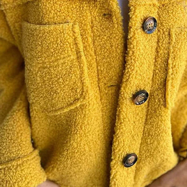 Veste D'hiver Stylée Avec Revers | Chic