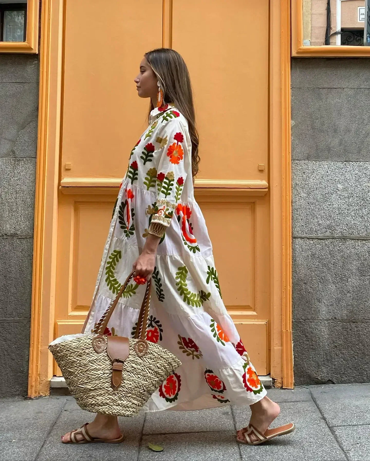 Ivette | Robe D'été Unique En Patchwork Pour Femmes | Maxi