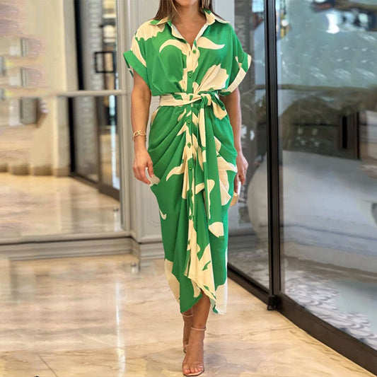 Louve | Robe d'Été | Manches Chauve-Souris | Maxi