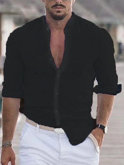 Norval | Chemise Manche Longue Pour Hommes | Anglaise